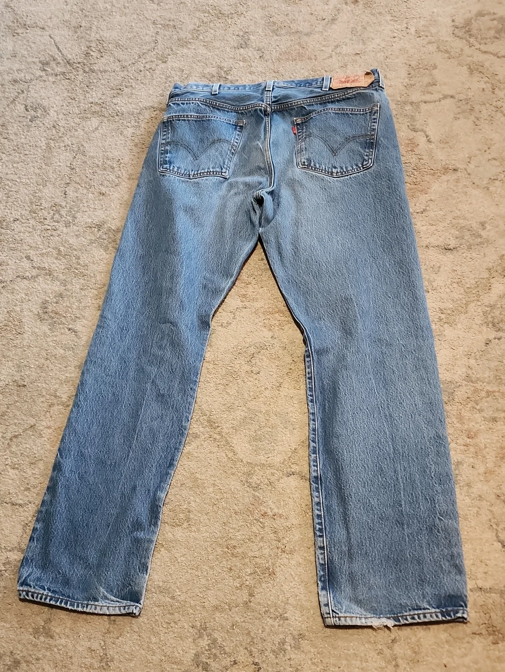 Vintage 501xx Levis Y2K  Denim Jeans Mens  Made In USA Button Fly 40 x 38 - Picture 5 of 12